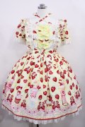 Angelic Pretty / Lyrical Bunny Parlorワンピース Free イエロー H-26-02-25-007-AP-OP-NS-ZH