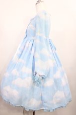 画像2: Angelic Pretty / Misty Skyワンピース Free サックス H-26-02-25-008-AP-OP-NS-ZH (2)