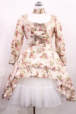 画像1: Victorian maiden / ロココブーケロイヤルオーバードレス Free ロココピーチ H-26-02-25-009-CL-OP-NS-ZH