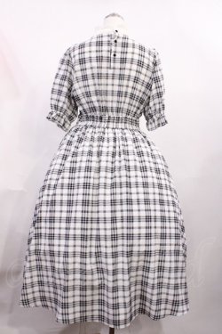 画像2: m petit by misako / チェックキリカエワンピース L オフ H-26-02-25-010-LO-OP-NS-ZH