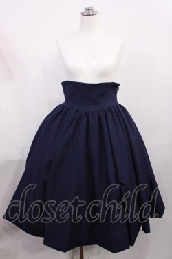 画像1: NO.S PROJECT / 二次元と運命が交差するスカート L ネイビー H-26-02-25-011-LO-SK-NS-ZH