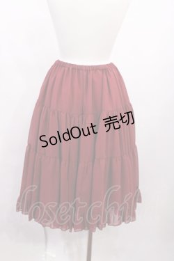 画像3: Victorian maiden / ボリュームシフォンペチコートスカート Free ボルドー H-26-02-25-012-CL-SK-NS-ZH
