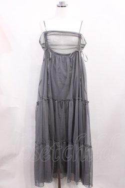 画像1: merry jenny / ドロストチュールキャミワンピース Free グレー H-26-02-25-014-LO-OP-NS-ZH