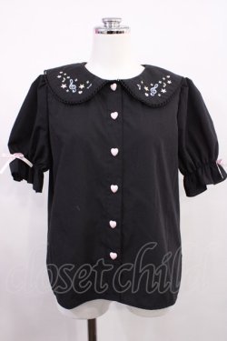 画像1: Lovely Tency / ゐなな/ブラウス L ブラック H-26-02-25-016-EL-BL-NS-ZH