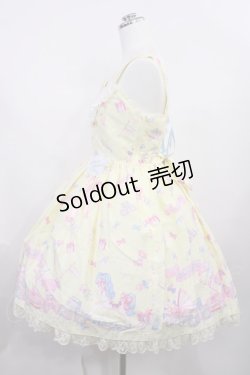 画像2: Angelic Pretty / Dreamyベビールームジャンパースカート Free クリーム H-26-02-25-002-AP-OP-NS-ZH