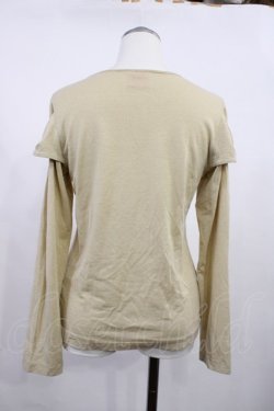 画像2: PINK HOUSE CHELSEA / ロゴプリントプルオーバー M ゴールド H-26-02-25-019-EL-TS-NS-ZH