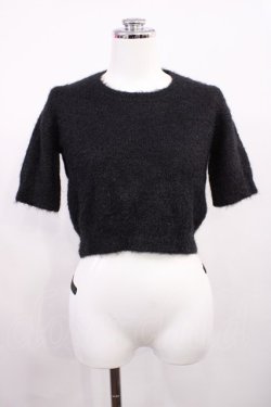 画像1: PINK HOUSE CHELSEA / ニットプルオーバー Free ブラック H-26-02-25-021-EL-TO-NS-ZH