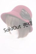 m petit by misako / AM*NIリボンメトロハット  ボルドー H-26-02-25-041-LO-AC-NS-ZH