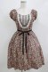 画像1: Jane Marple / メルヘンプリントのスモックワンピース  グレー H-26-02-27-003-JM-OP-KB-ZH (1)