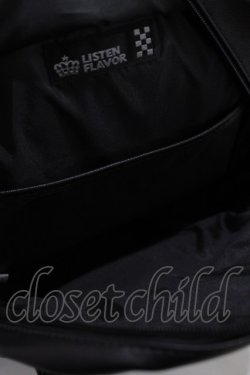 画像3: LISTEN FLAVOR / クロスハーネスバックパック  黒 H-26-02-27-027-PU-BG-AK-ZH