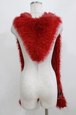 画像2: QOOZA / 「ディズニーツイステッドワンダーランド」ファーハット[HEARTSLABYUL]  レッド H-26-02-27-030-PU-AC-KB-ZH