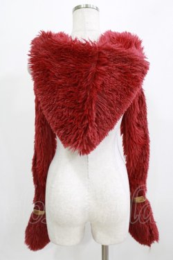 画像2: QOOZA / 「ディズニーツイステッドワンダーランド」ファーハット[SCARABIA]  レッド H-26-02-27-046-PU-AC-KB-ZH