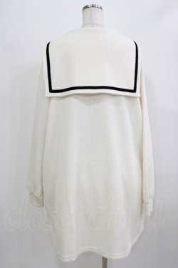 画像3: Candy Stripper / BIG SAILOR WAFFLE ワンピース  アイボリー H-26-02-27-004-PU-OP-KB-ZH