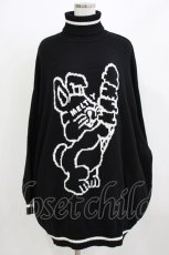 画像1: Candy Stripper / MELTY BUNNY KNIT  ブラック H-26-02-27-005-PU-TO-KB-ZT382 (1)