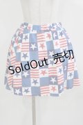 Candy Stripper / STARS AND STRIPE SKIRT  ブルー H-26-02-27-008-PU-SK-KB-ZH