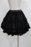 画像3: FRILL / プリントフリルレーススカート  黒 H-26-02-27-010-HN-SK-AK-ZH (3)