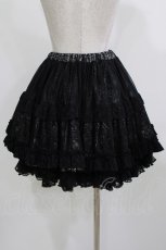 画像3: FRILL / プリントフリルレーススカート  黒 H-26-02-27-010-HN-SK-AK-ZH (3)