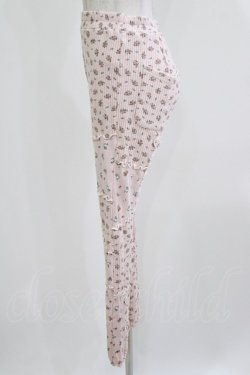 画像2: Candy Stripper / TINY FLOWER WAFFLE PANTS  ピンク H-26-02-27-011-PU-PA-KB-ZH
