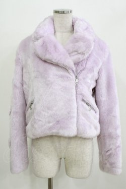 画像1: Candy Stripper / HEART FUR ライダース S ラベンダー H-26-02-27-012-PU-JA-KB-ZH