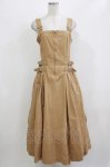 画像1: Candy Stripper / BELTEDワンピース M ベージュ H-26-02-27-002-PU-OP-KB-ZH (1)