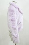 画像2: Candy Stripper / HEART FUR ライダース S ラベンダー H-26-02-27-012-PU-JA-KB-ZTC077 (2)