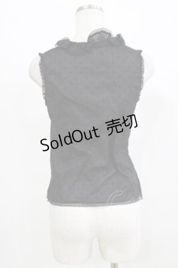 画像3: MILK / ドビードットノースリーブブラウス  ブラック H-26-02-27-018-ML-BL-KB-ZH