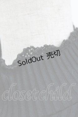 画像4: MILK / ロゴ刺繍リブタートル  ブラック H-26-02-27-019-ML-TO-KB-ZH