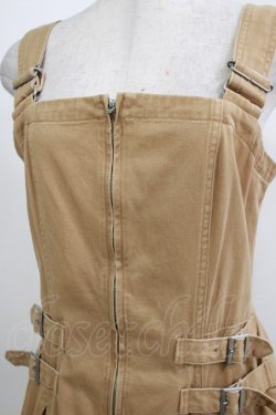 画像4: Candy Stripper / BELTEDワンピース M ベージュ H-26-02-27-002-PU-OP-KB-ZH