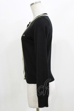 画像2: MILK / レーストリミングカーデ  ブラック H-26-02-27-020-ML-TO-KB-ZH