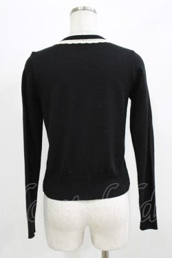 画像3: MILK / レーストリミングカーデ  ブラック H-26-02-27-020-ML-TO-KB-ZH