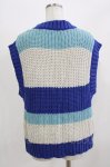 画像3: Candy Stripper / MULTI BORDER KNIT VEST  BLUE MIX H-26-02-27-023-PU-TO-KB-ZH (3)
