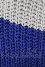 画像4: Candy Stripper / MULTI BORDER KNIT VEST  BLUE MIX H-26-02-27-023-PU-TO-KB-ZH (4)