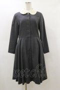 Jane Marple / カラーストライプワンピース M グレー H-26-03-01-031-JM-OP-KB-ZH