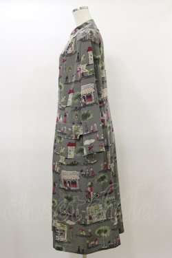 画像3: Jane Marple Dans Le Salon / Soiree a Parisワーキングドレス M グレー H-26-03-01-032-JM-OP-KB-ZH