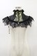 画像1: Qutie Frash / 2023-蘿月-ネックコルセット  ブラック×ゴールド H-26-03-01-036-QU-ZA-KB-ZH (1)