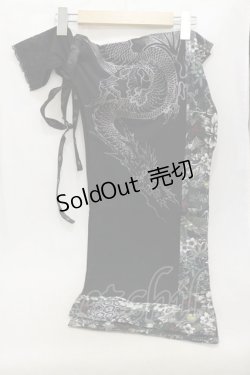 画像1: Qutie Frash / 着物袖アームカバー  黒 H-26-03-01-037-QU-ZA-KB-ZH