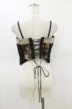 画像2: Qutie Frash / 2018プレミアム-華蝶-ビスチェ  黒 H-26-03-01-039-QU-TO-KB-ZH