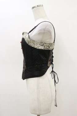 画像3: Qutie Frash / 2018プレミアム-華蝶-ビスチェ  黒 H-26-03-01-039-QU-TO-KB-ZH