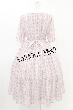 画像2: axes femme kawaii / プチローズ柄ワンピース M ピンク H-26-03-01-1023-AX-OP-NS-ZH