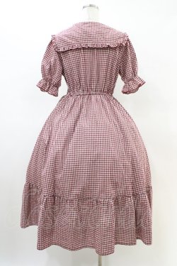 画像2: m petit by misako / AM*ギンガムCHKワンピース M レッド H-26-03-01-1024-LO-OP-NS-ZH
