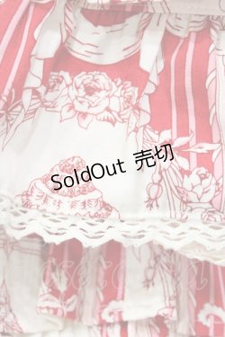 画像4: BABY,THE STARS SHINE BRIGHT / マリーアントワネット柄ジャンパースカート【難あり】 Free エンジ H-26-03-01-1025-BA-OP-NS-ZH