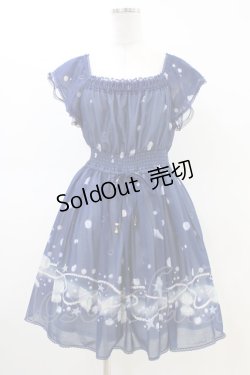 画像1: Secret Honey / マリン柄ワンピース Free ネイビー H-26-03-01-1032-CA-OP-NS-ZH