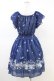 画像2: Secret Honey / マリン柄ワンピース Free ネイビー H-26-03-01-1032-CA-OP-NS-ZH (2)