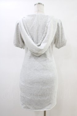 画像2: Bubbles / スウェットフーディーワンピース M オフ/グレー H-26-03-01-1034-CA-OP-NS-ZH