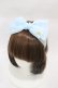 画像1: Angelic Pretty / シャーベットリボンヘアバンド  サックス H-26-03-01-1005-AP-AC-NS-ZH (1)