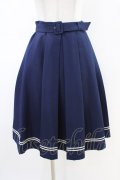 Fi.n.t / ライン使いマリンプリーツスカート Free NAVY H-26-03-01-1041-CA-SK-NS-ZH