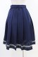 画像2: Fi.n.t / ライン使いマリンプリーツスカート Free NAVY H-26-03-01-1041-CA-SK-NS-ZH (2)