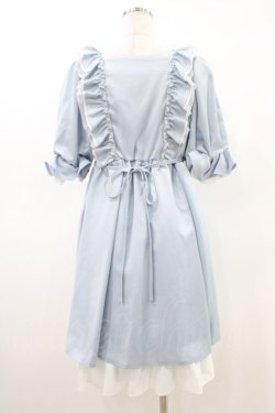 画像2: Maria pipi / SUMMER WATER DRESS Free サックス H-26-03-01-1047-EL-OP-NS-ZH