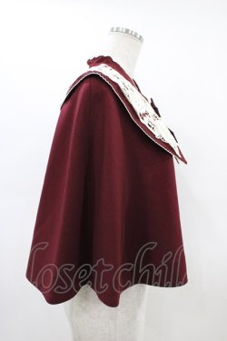 画像3: Innocent World / 白薔薇ケープ M ボルドー×生成/Bordeaux×Beige H-26-03-01-1048-IW-JA-NS-ZH