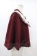 画像3: Innocent World / 白薔薇ケープ M ボルドー×生成/Bordeaux×Beige H-26-03-01-1048-IW-JA-NS-ZH (3)
